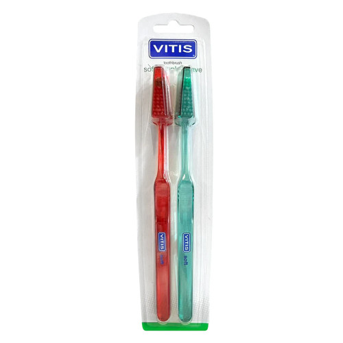  Четка за зъби VITIS SOFT DOUBLE 2 броя
