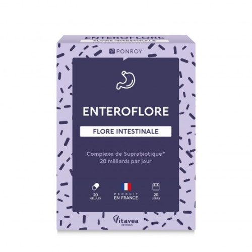 Ентерофлор / Enteroflore пробиотик x 20 капсули Yves Ponroy