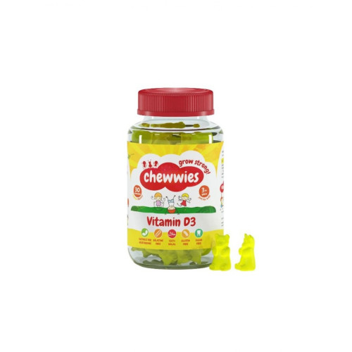 LIFE EXTENSION / VITAMIN D3 CHEWWIES / ВИТАМИН D3 ГЪМИ 400 IU ЖЕЛИРАНИ ТАБЛ. X30