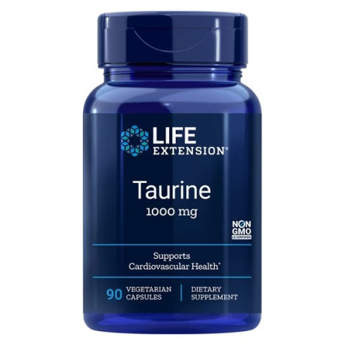 LIFE EXTENSION / TAURINE / ТАУРИН 1000МГ КАПС. X90