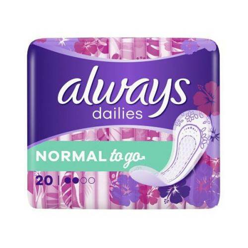 ДАМСКИ ЕЖЕДНЕВНИ ПРЕВРЪЗКИ ALWAYS - 20 БР ЕДИНИЧНО ОПАКОВАНИ