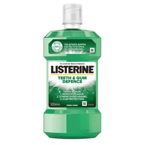 Listerine Teeth & Gum Defence Вода за уста 500 мл