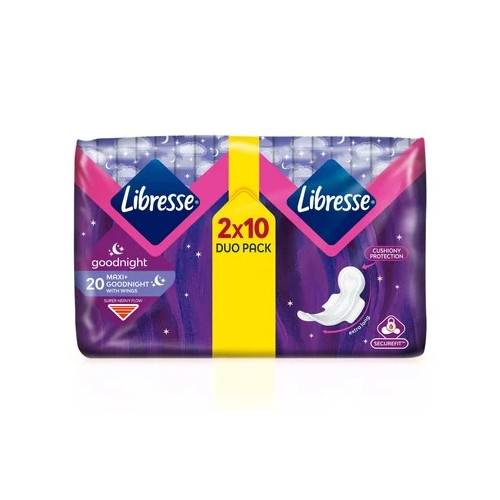 Libresse Maxi Goodnight Дамски превръзки нощни x20 броя