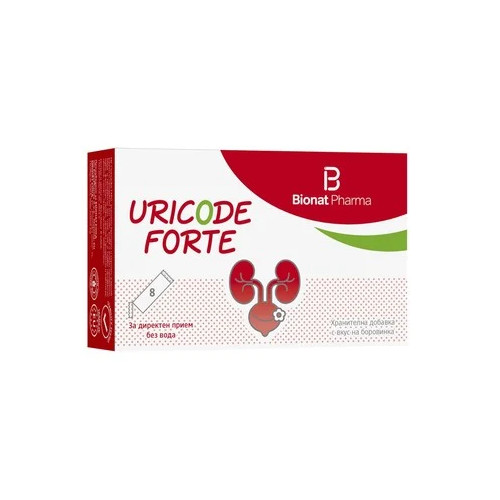 Uricode Forte за здравето на уринарния тракт х8 сашета
