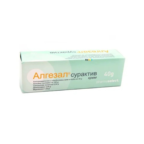 Алгезал сурактив крем при болки в мускулите х 40 г Pharmaselect International Beteiligungs
