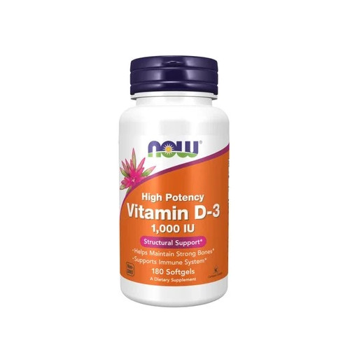 Now Foods Витамин D-3 1000 IU х180 дражета 