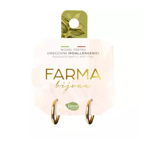 FARMA BIJOUX Обеци обръчи 8 mm CG501-8