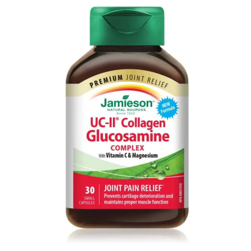 Jamieson Collagen Glucosamine Complex Колаген глюкозамин комплекс х 30 капсули