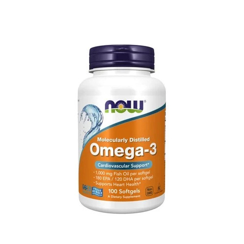 Омега-3 1000 мг х100 дражета Now Foods