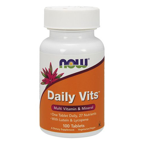 Daily Vits Витамини и минерали покриващи дневните нужди х100 таблетки Now Foods