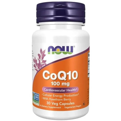 Coenzyme Q10 Коензим Q10 30 мг х 30 капсули NOW FOODS