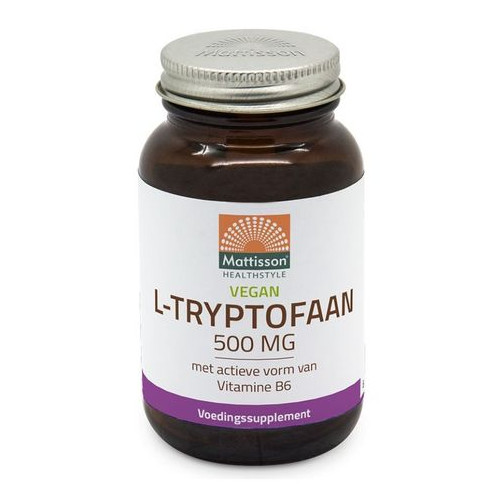 Mattisson Л-Триптофан при стрес и безсъние 500 mg x60 капсули 