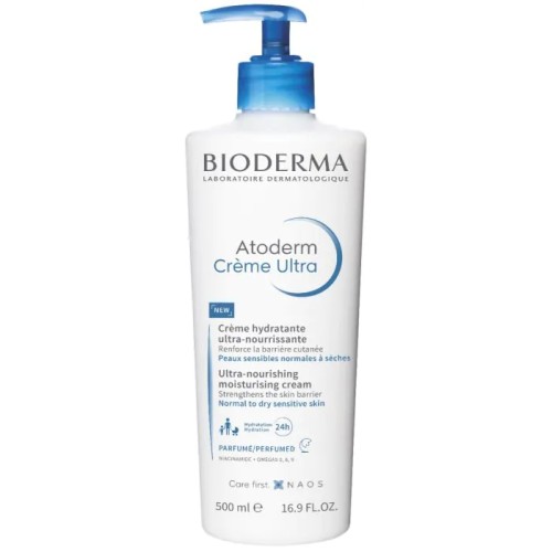Bioderma Atoderm Ultra Успокояващ хидратиращ крем ултра за лице и тяло с аромат 500 мл