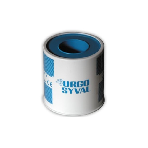 Urgo Syval Лейкопласт 5 м x5 см, син