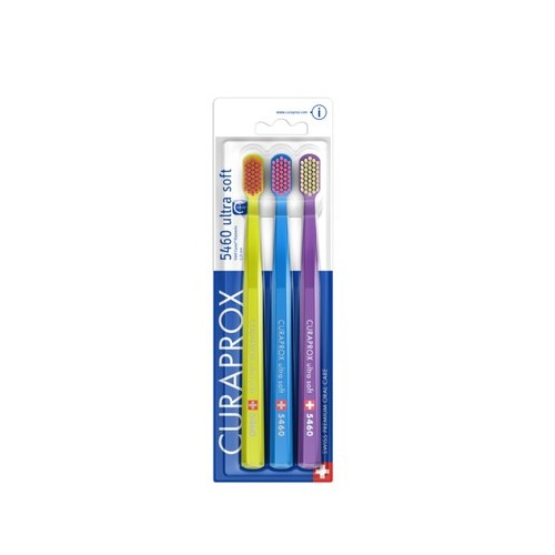 Комплект Curaprox CS 5460 Ultra Soft Четки за зъби x3 броя