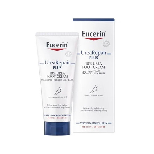 Eucerin UreaRepair Plus Възстановяващ крем за крака с 10% урея x100 мл