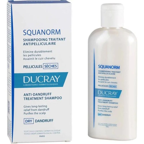 Ducray Squanorm Третиращ шампоан против сух пърхот 200 мл