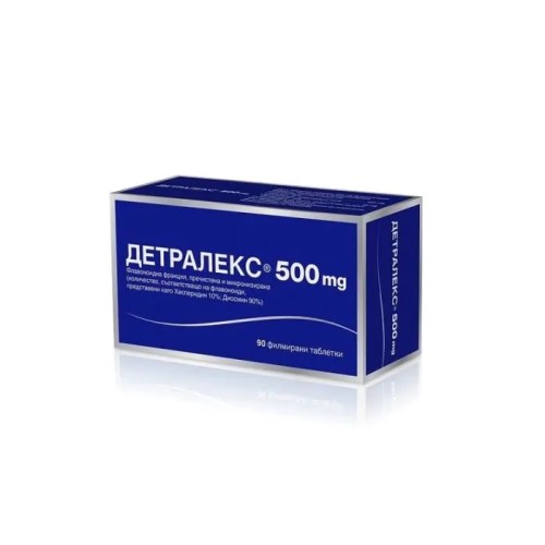 Детралекс при разширени вени и хемороиди 500 мг х90 таблетки