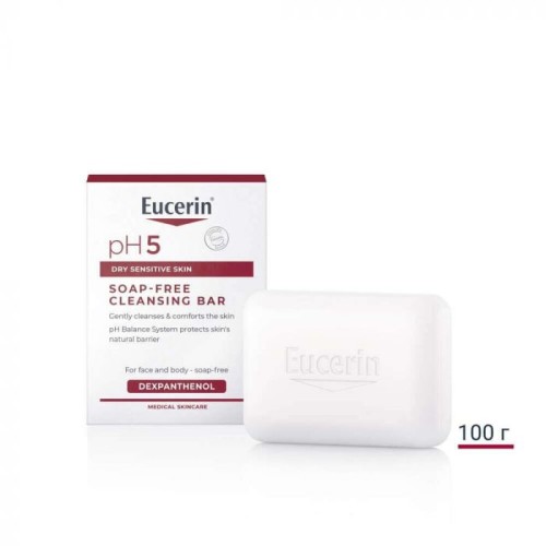 Eucerin pH5 Нежен дерматологичен сапун за лице и тяло 100 г