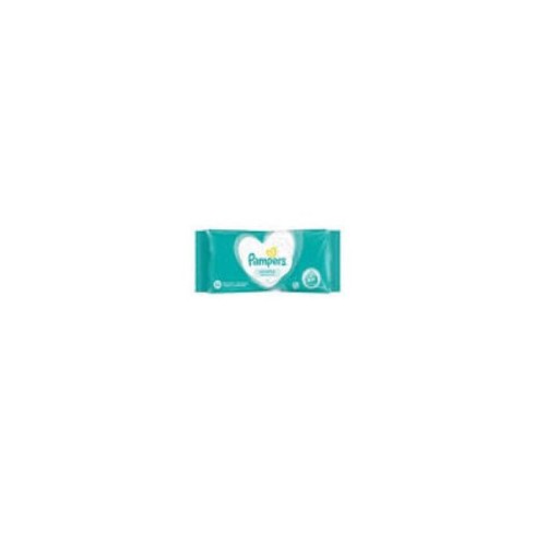 Бебешки мокри кърпички Sensitive Fragrance Free, 52 броя, Pampers