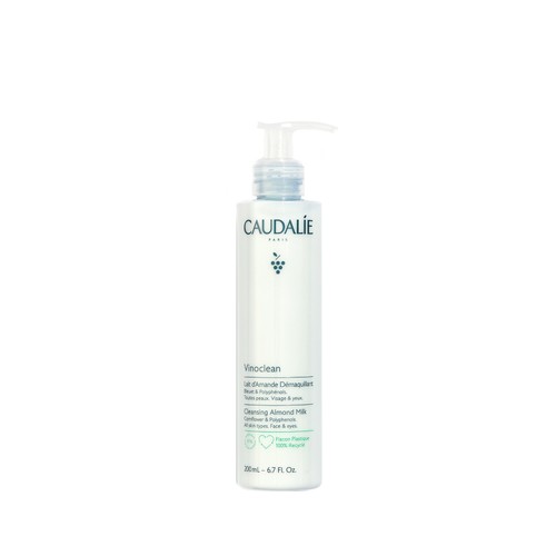 Caudalie Vinoclean Почистващо бадемово мляко за очи и лице за всеки тип кожа х200 мл
