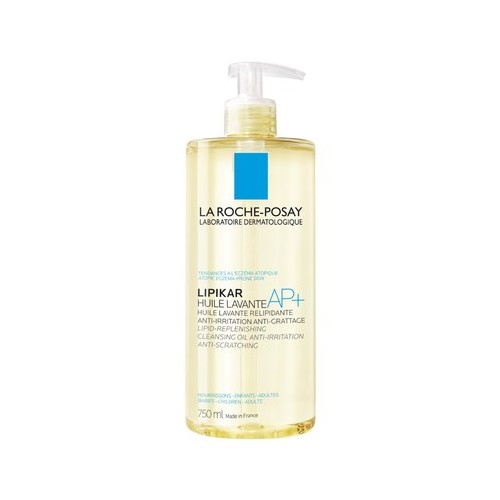La Roche-Posay Lipikar Huile Lavante AP+ Измиващо олио за тяло за суха и много суха кожа против раздразнения х750 мл