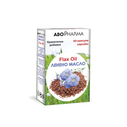 AboPharma Flax Oil Ленено масло 1000мг х60 капсули
