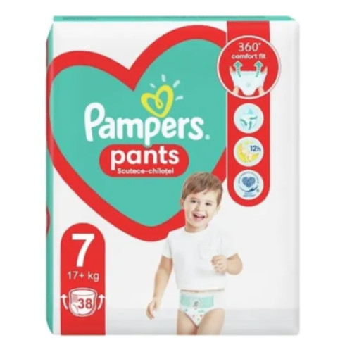 Pampers гащи 7 х38 броя