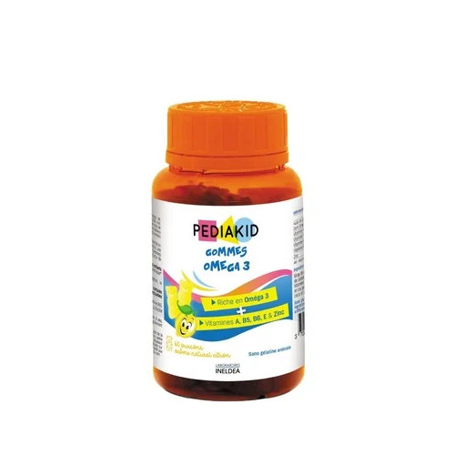 Pediakid Gommes Omega 3 за деца x60 дъвчащи мечета