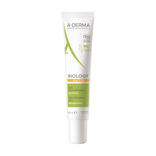 A-Derma Biology Nutri Дерматологична подхранваща грижа 40 мл