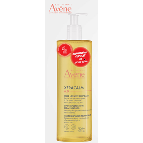 Avene XeraCalm A.D. Релипидиращо почистващо олио 400 ml