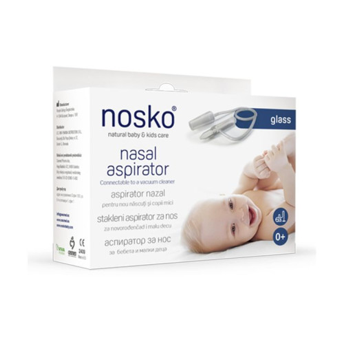 Nosko Стъклен аспиратор за нос за прахосмукачка