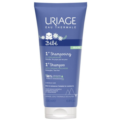 Uriage Bebe Шампоан за бебета и малки деца x200 мл