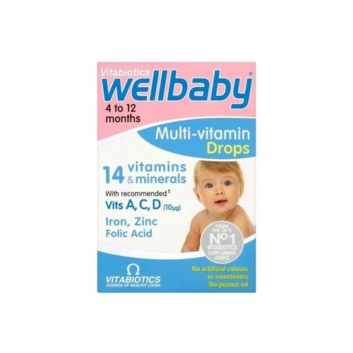 WellBaby капки за бебета х30 мл Vitabiotics
