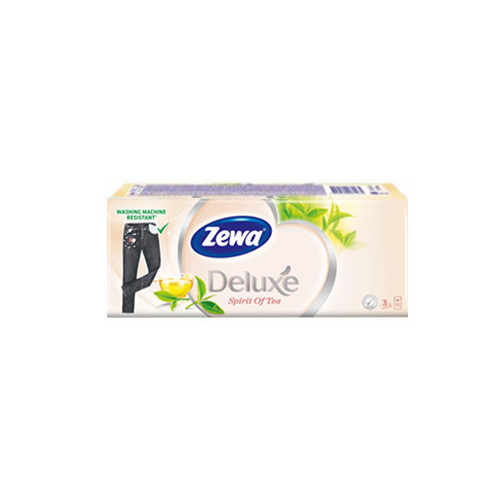 Zewa Deluxe Spirit of Tea - Носни кърпички, 3 пласта х 10 броя