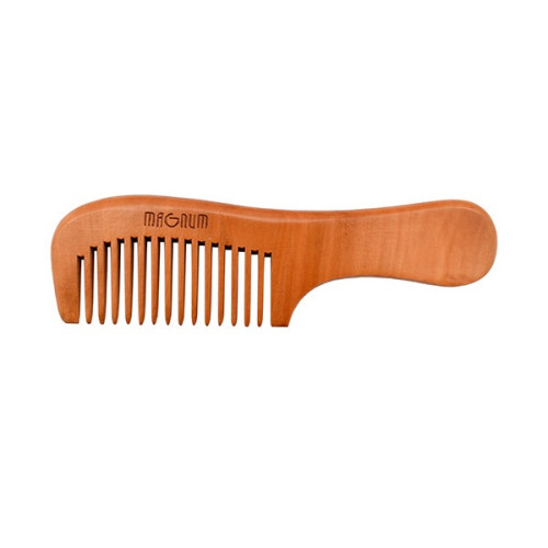 Magnum Natural Гребен за коса от крушово дърво с дръжка DC-004