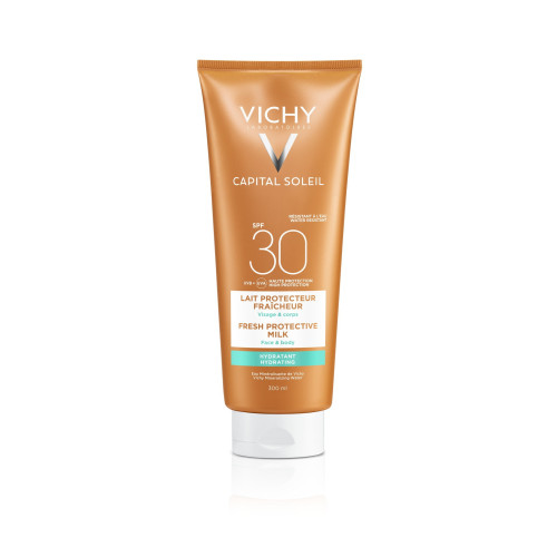 Vichy Capital Soleil Слънцезащитно мляко за лице и тяло SPF30 300 мл