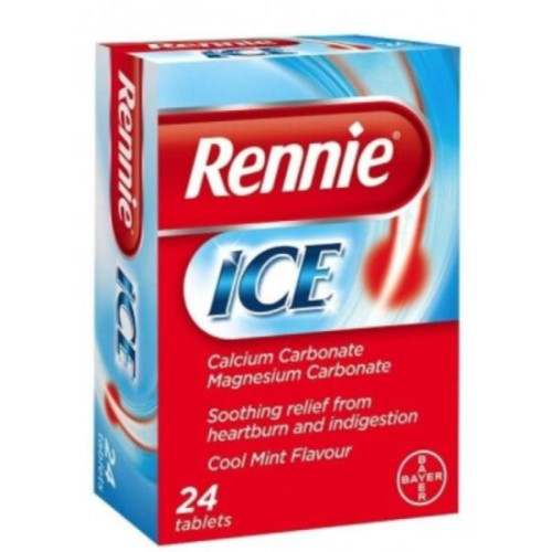 Rennie Ice при стомашни нарушения х24 дъвчащи таблетки