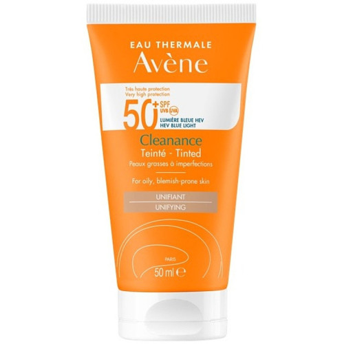 Avene Cleanance Tinted Авен Клиананс Тониран Крем за мазна кожа с SPF 50+ , 50ml