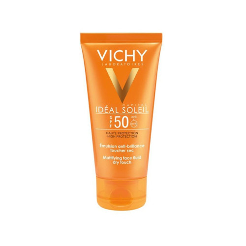 Vichy Soleil Dry Touch SPF50 Слънцезащитен матиращ флуид за комбинирана до мазна кожа, 50 мл.