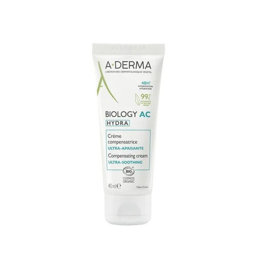 A-Derma Biology-AC Hydra Компенсиращ крем 40 мл + A-Derma Biology-AC Почистващ пенещ се гел 100 мл Промо комплект