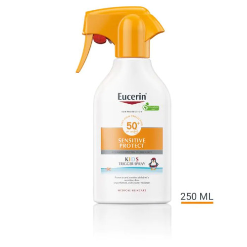 Eucerin Sensitive Protect SPF50+ Слънцезащитен спрей за деца 250 ml