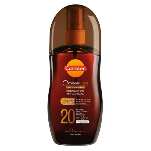 Carroten Omega Care Слънцезащитно олио за тяло SPF20 125 мл