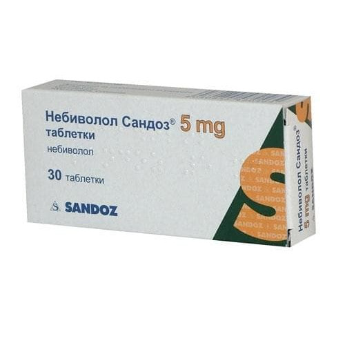 Небиволол Сандоз табл. 5 мгx30