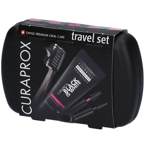Curaprox травъл сет черен