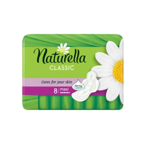 Naturella Classic Maxi Дневни дамски превръзки с лайка 8 бр