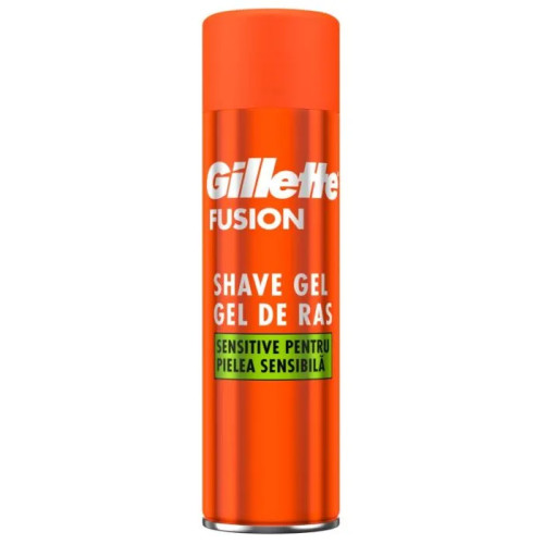 Gillette Fusion Sensitive Гел за бръснене за чувствителна кожа 200 мл